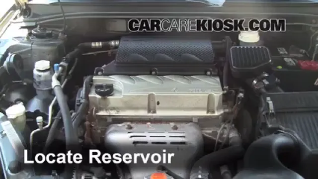 2005 Mitsubishi Galant ES 2.4L 4 Cyl. Liquide essuie-glace Ajouter du liquide
